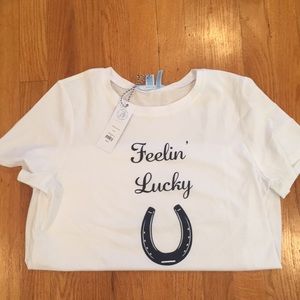 Draper James Feelin’ Lucky t shirt